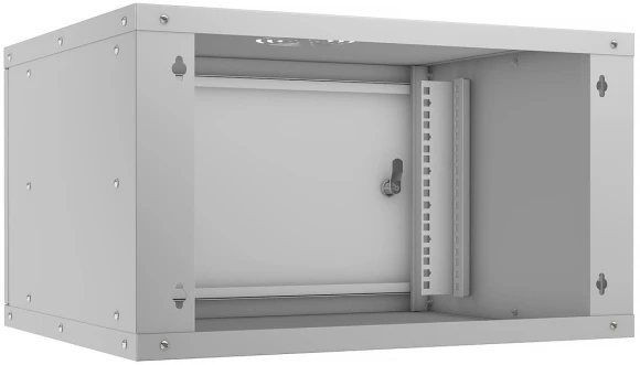 Шкаф коммутационный Cabeus (WSC-05D-6U55/45M) настенный 6U 550x450мм пер.дв.металл 30кг серый 390мм 220град. 320мм IP20 сталь