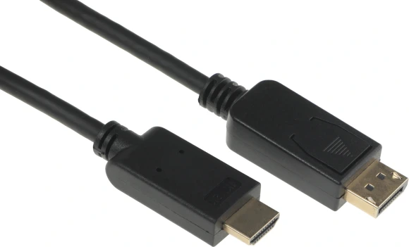 Кабель аудио-видео Buro v. 1.2 DisplayPort (m)/HDMI (m) 3м. позолоч.конт. черный (BHP DPP_HDMI-3) Кабель аудио-видео Buro v. 1.2 DisplayPort (m)/HDMI (m) 3м. позолоч.конт. черный (BHP DPP_HDMI-3)