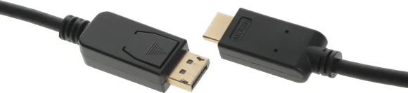 Кабель аудио-видео Buro v. 1.2 DisplayPort (m)/HDMI (m) 3м. позолоч.конт. черный (BHP DPP_HDMI-3) Кабель аудио-видео Buro v. 1.2 DisplayPort (m)/HDMI (m) 3м. позолоч.конт. черный (BHP DPP_HDMI-3)