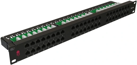 Патч-панель Sysmatrix PP 1901U.S245ES.N 19" 1U 24xRJ45 кат.5E FTP