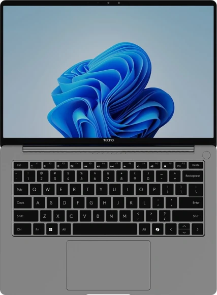 Ноутбук Tecno MegaBook T14RA Air Core i5 1334U 16Gb SSD512Gb Intel Iris Xe graphics 14" IPS WUXGA (1920x1200) Windows 11 Home grey WiFi BT Cam 4830mAh (71003300537)