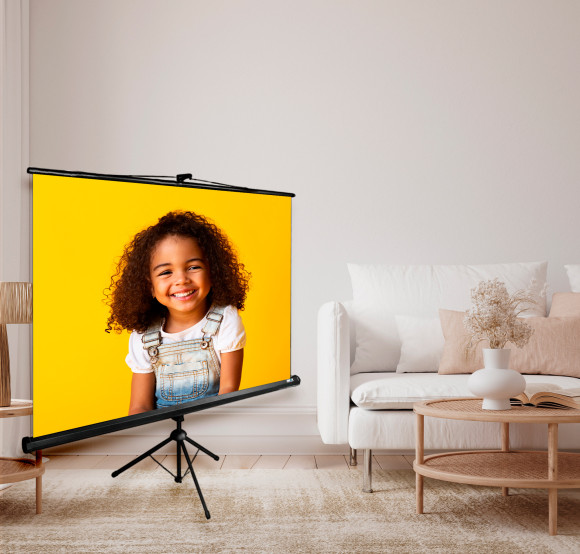 Экран Cactus 84" 150x150см Triscreen CS-PST-150x150 1:1 напольный рулонный черный