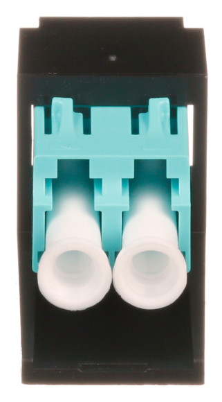 Адаптер Panduit CMDSAQLCZBL проходн. Mini-ComLC дупл. 50/125 OM3 черн.