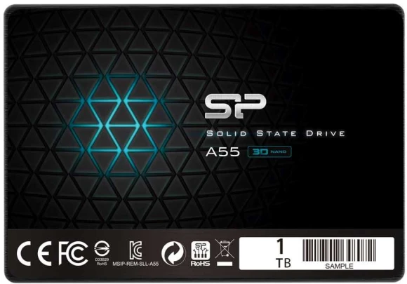 Накопитель SSD Silicon Power SATA-III 1TB SP001TBSS3A55S25 Ace A55 2.5" Накопитель SSD Silicon Power SATA-III 1TB SP001TBSS3A55S25 Ace A55 2.5"