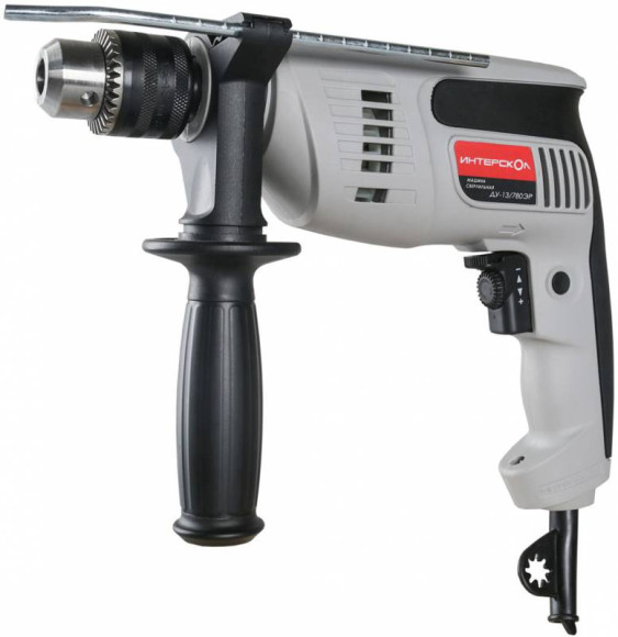 Дрель ударная Интерскол ДУ-13/780ЭР 780Вт патрон:кулачковый реверс (421.1.0.00) Дрель ударная Интерскол ДУ-13/780ЭР 780Вт патрон:кулачковый реверс (421.1.0.00)