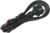 Шнур питания Lanmaster LAN-PP19L/SH-1.0-BK C19-Schuko проводник.:3x1.5мм2 1м 220В 16А черный