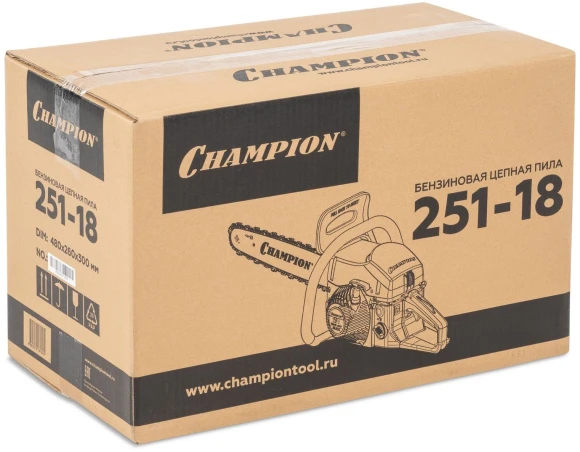 Бензопила Champion 251-18 2300Вт 3.13л.с. дл.шины:18" (45cm) Бензопила Champion 251-18 2300Вт 3.13л.с. дл.шины:18" (45cm)