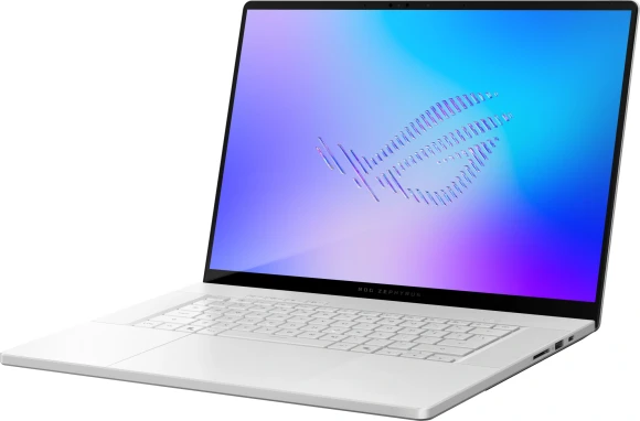Ноутбук Asus ROG Zephyrus G16 GU606AX-TB092W Core Ultra 9 386H 32Gb SSD1Tb NVIDIA GeForce RTX 5090 24Gb 16" OLED 2.5K (2560x1600) Windows 11 Home white WiFi BT Cam Bag (90NR0PE1-M004U0)