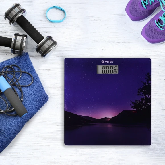 Весы напольные электронные Vitek VT-1972 макс.180кг рисунок