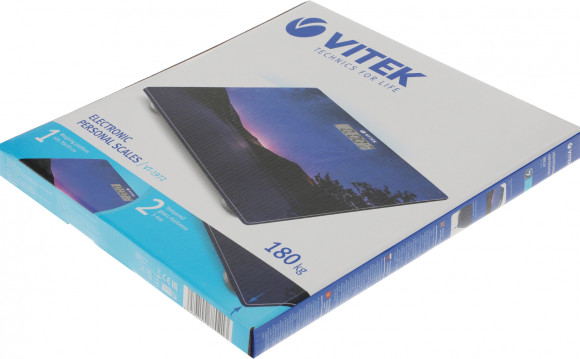 Весы напольные электронные Vitek VT-1972 макс.180кг рисунок