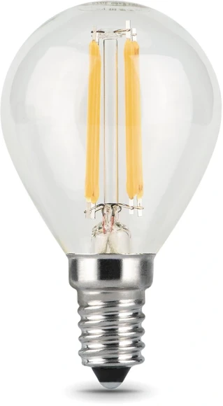 Лампа филам. Gauss Filament 11Вт цок.:E14 шар 220B св.свеч.бел.нейт. (упак.:10шт) (105801211) Лампа филам. Gauss Filament 11Вт цок.:E14 шар 220B св.свеч.бел.нейт. (упак.:10шт) (105801211)
