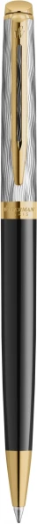Ручка шариков. Waterman Reflections of Paris Hemisphere DeLuxe (2200839) Black GT M син. черн. подар.кор.