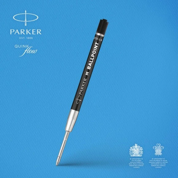 Стержень шариковый Parker QuinkFlow Basic Z09 (2168602) M 1мм черные чернила без упак.