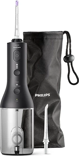 Ирригатор Philips Sonicare 3000 HX3826/33 портатив. импульсн. черный