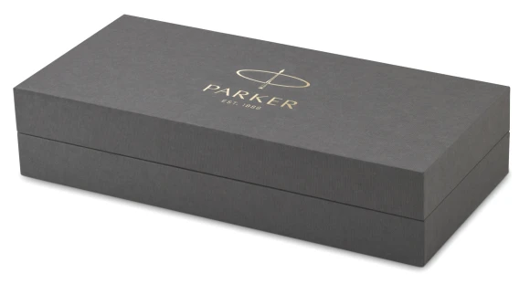 Ручка перьев. Parker Sonnet Core F527 (1931504) Stainless Steel GT F сталь нержавеющая подар.кор.