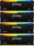 Память DDR4 4x8GB 3600MHz Kingston KF436C17BB2AK4/32 Fury Beast RGB RTL Gaming PC4-28800 CL17 DIMM 288-pin 1.35В kit single rank с радиатором Ret