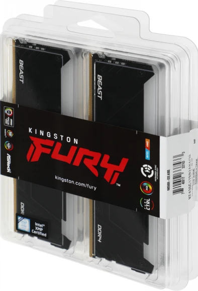 Память DDR4 4x8GB 3600MHz Kingston KF436C17BB2AK4/32 Fury Beast RGB RTL Gaming PC4-28800 CL17 DIMM 288-pin 1.35В kit single rank с радиатором Ret Память DDR4 4x8GB 3600MHz Kingston KF436C17BB2AK4/32 Fury Beast RGB RTL Gaming PC4-28800 CL17 DIMM 288-pin 1.35В kit single rank с радиатором Ret