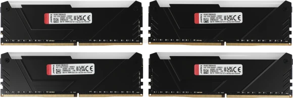 Память DDR4 4x8GB 3600MHz Kingston KF436C17BB2AK4/32 Fury Beast RGB RTL Gaming PC4-28800 CL17 DIMM 288-pin 1.35В kit single rank с радиатором Ret Память DDR4 4x8GB 3600MHz Kingston KF436C17BB2AK4/32 Fury Beast RGB RTL Gaming PC4-28800 CL17 DIMM 288-pin 1.35В kit single rank с радиатором Ret