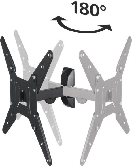 Кронштейн для телевизора Hama 00220823 черный 32"-65" макс.20кг настенный поворот и наклон Кронштейн для телевизора Hama 00220823 черный 32"-65" макс.20кг настенный поворот и наклон