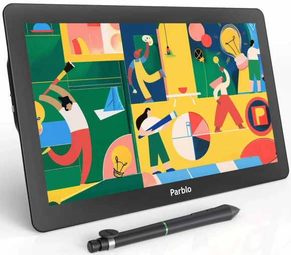 Графический планшет Parblo Ninos Q USB Type-C кремовый