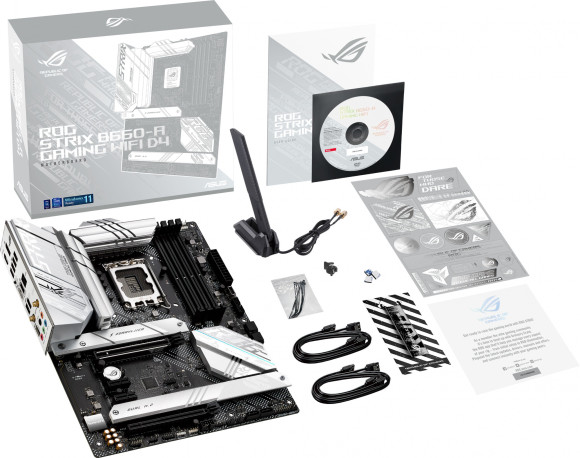 Материнская плата Asus ROG STRIX B660-A GAMING WIFI D4 Soc-1700 Intel B660 4xDDR4 ATX AC`97 8ch(7.1) 2.5Gg RAID+HDMI+DP Материнская плата Asus ROG STRIX B660-A GAMING WIFI D4 Soc-1700 Intel B660 4xDDR4 ATX AC`97 8ch(7.1) 2.5Gg RAID+HDMI+DP
