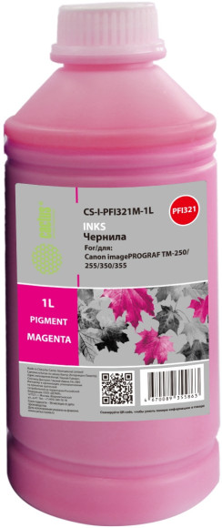 Чернила Cactus CS-I-PFI107BK-1L PFI-107 черный1000мл для Canon imageProGRAF iPF670/680/685/770/780/785