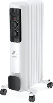 Радиатор масляный Royal Clima GUARDA ROR-GU7-1500M 1500Вт белый/серый Радиатор масляный Royal Clima GUARDA ROR-GU7-1500M 1500Вт белый/серый