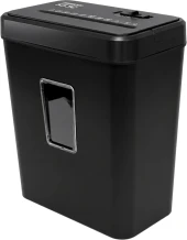 Шредер Office Kit S33C черный (секр.P-4) фрагменты 8лист. 18лтр. скобы пл.карты