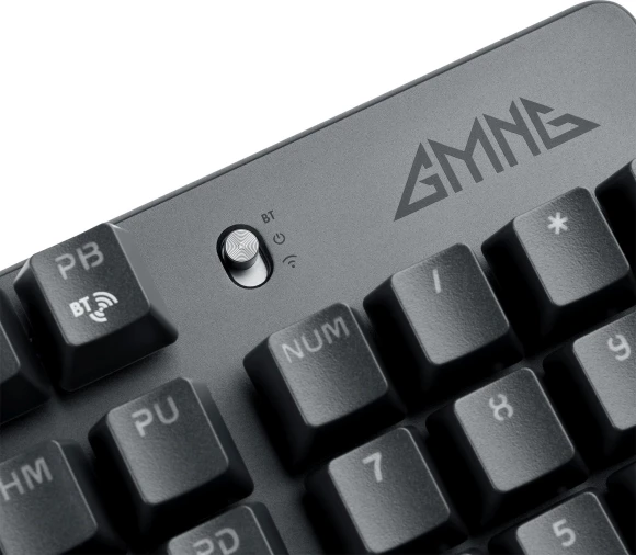 Клавиатура GMNG GG-KB785XW механическая черный/серый USB беспроводная BT/Radio Multimedia for gamer Touch LED (подставка для запястий) (1901105) кабель 1.8м Клавиатура GMNG GG-KB785XW механическая черный/серый USB беспроводная BT/Radio Multimedia for gamer Touch LED (подставка для запястий) (1901105) кабель 1.8м