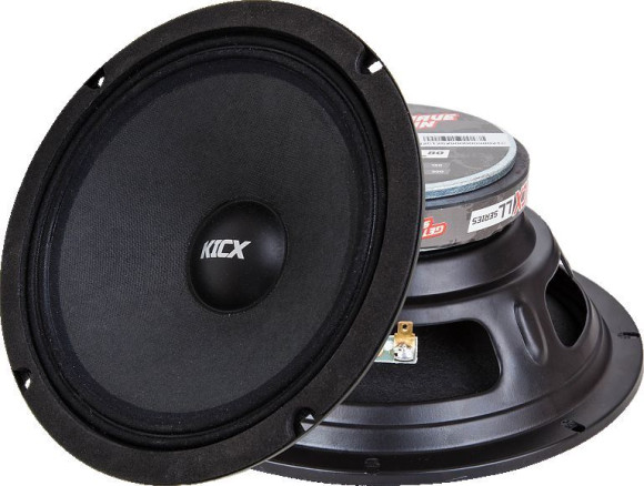 Колонки автомобильные Kicx LL80 (без решетки) 300Вт 97дБ 4Ом 21см (8дюйм) (ком.:2кол.) широкополосные однополосные Колонки автомобильные Kicx LL80 (без решетки) 300Вт 97дБ 4Ом 21см (8дюйм) (ком.:2кол.) широкополосные однополосные