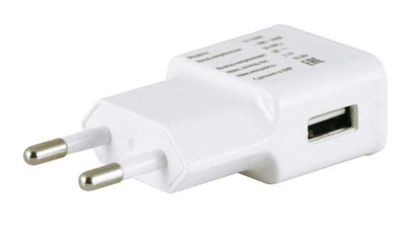 Сетевое зар./устр. Buro TJ-159w 10.5W 2.1A USB-A универсальное белый