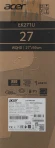 Монитор Acer 27" EK271UEbmiipx черный IPS LED 5ms 16:9 HDMI M/M матовая 1000:1 250cd 178гр/178гр 2560x1440 100Hz FreeSync DP Quad 2K (1440p) 3.5кг