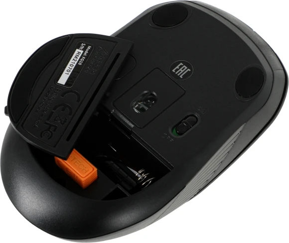 Мышь A4Tech Fstyler FG10 черный/серый оптическая 2000dpi беспров. USB 4but (FG10 GREY)