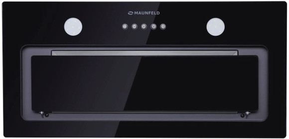 Вытяжка встраиваемая Maunfeld Trapeze 601GG черный управление: кнопочное (1 мотор)