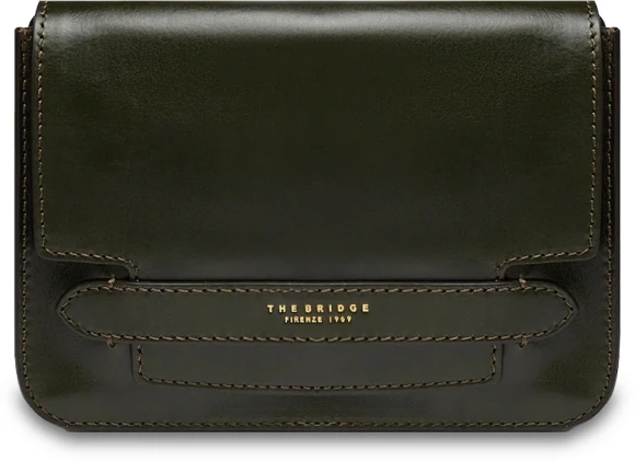Рюкзак мужской The Bridge Iacopo 066905EX/YO темно-зеленый кожа