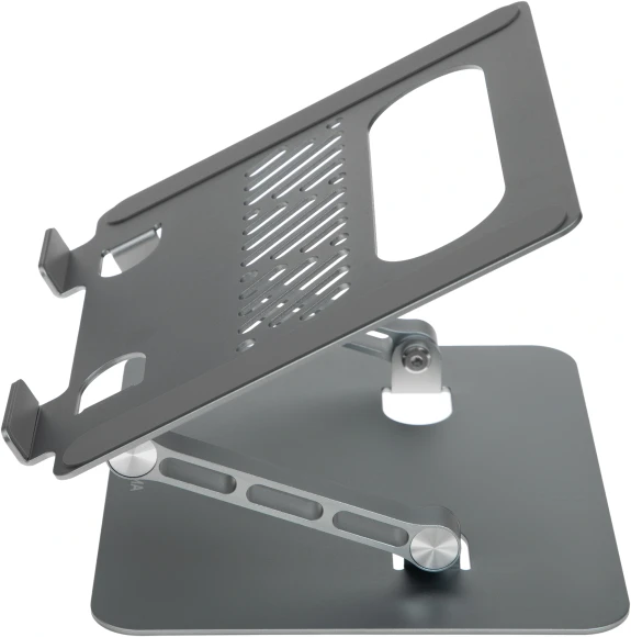 Подставка для ноутбука Digma D-NS100 17" 240x220x50мм 608г алюминий серый