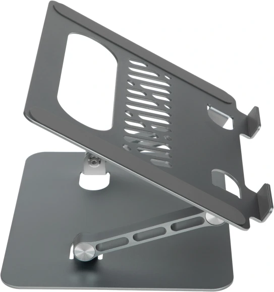 Подставка для ноутбука Digma D-NS100 17" 240x220x50мм 608г алюминий серый