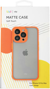 Чехол (клип-кейс) VLP для Apple iPhone 13 Pro Max VLP-PC21-67OR оранжевый Чехол (клип-кейс) VLP для Apple iPhone 13 Pro Max VLP-PC21-67OR оранжевый