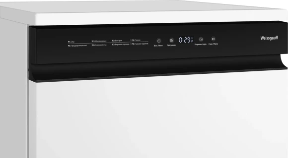 Посудомоечная машина Weissgauff DW 6038 W Inverter белый (полноразмерная) инвертер Посудомоечная машина Weissgauff DW 6038 W Inverter белый (полноразмерная) инвертер