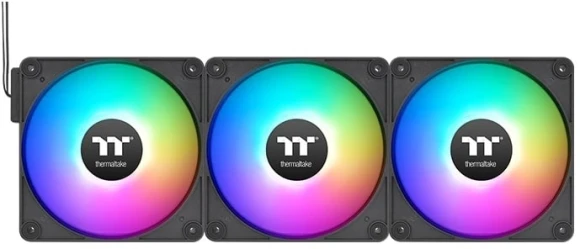 Вентилятор для корпуса Thermaltake CT120 EX Sync Reverse ARGB 120х120x25 черный 4-pin 31.2дБ (упак.:3шт) (CL-F192-PL12SW-A) Ret Вентилятор для корпуса Thermaltake CT120 EX Sync Reverse ARGB 120х120x25 черный 4-pin 31.2дБ (упак.:3шт) (CL-F192-PL12SW-A) Ret