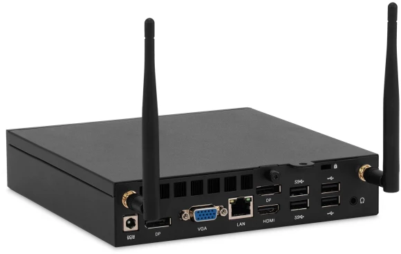 Неттоп IRU 310H6ITF i3 12100 (3.3) 8Gb SSD256Gb UHDG 730 Windows 11 Pro GbitEth WiFi BT 90W черный (2031363)