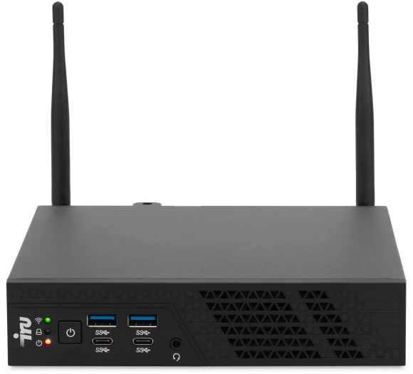 Неттоп IRU 310H6ITF i3 12100 (3.3) 8Gb SSD256Gb UHDG 730 Windows 11 Pro GbitEth WiFi BT 90W черный (2031363)