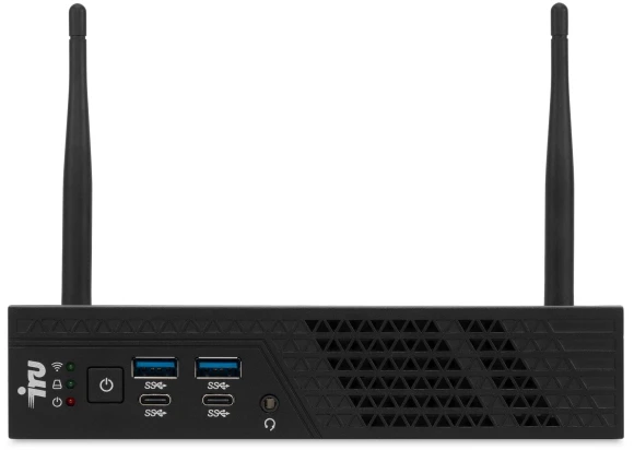 Неттоп IRU 310H6ITF i3 12100 (3.3) 8Gb SSD256Gb UHDG 730 Windows 11 Pro GbitEth WiFi BT 90W черный (2031363)