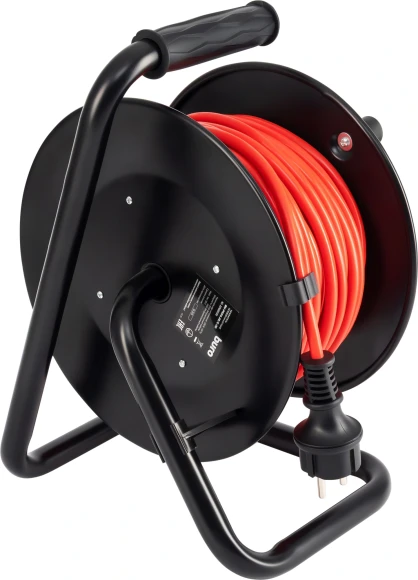 Сетевой удлинитель Buro BU-PSR4.20/G-20 20м (4 розетки) оранжевый (коробка)