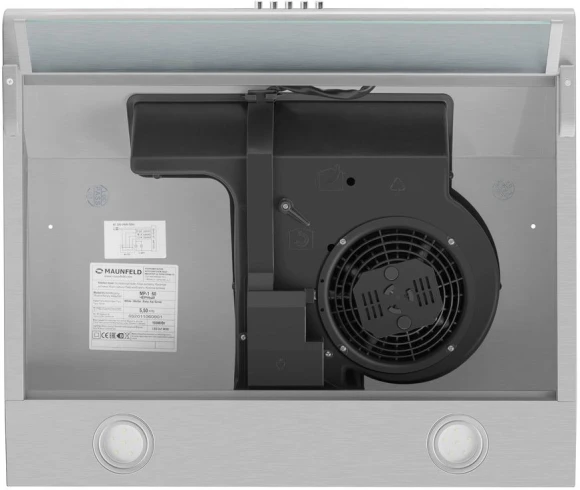Вытяжка козырьковая Maunfeld MP-1 60 нержавеющая сталь управление: кнопочное (1 мотор)