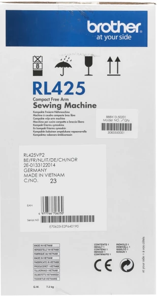 Швейная машина Brother RL425 белый/синий