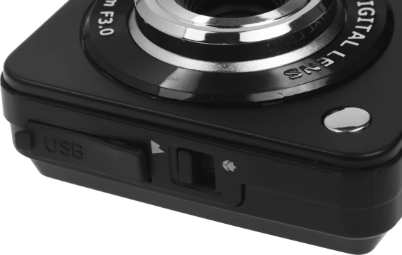 Фотоаппарат Rekam iLook S990i черный 21Mpix 2.7" 720p SDHC/MMC CMOS IS el/Li-Ion