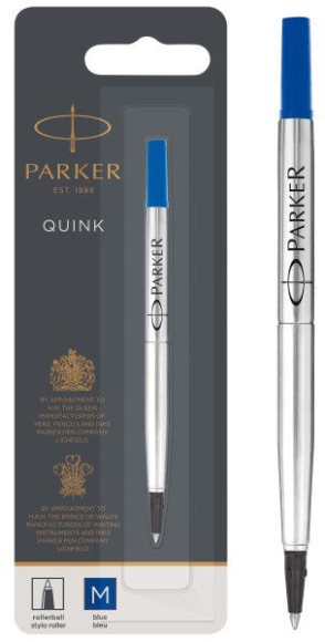 Стержень роллер Parker Quink Z01 (1950324) M 0.7мм синие чернила блистер Стержень роллер Parker Quink Z01 (1950324) M 0.7мм синие чернила блистер