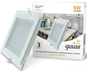 Светильник Gauss 948111112 3000K цв.св.:белый теплый белый Светильник Gauss 948111112 3000K цв.св.:белый теплый белый