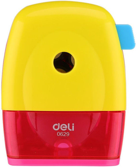 Точилка для карандашей механическая Deli E0629 miYou 1 отверстие пластик ассорти